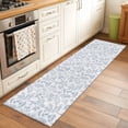 thumbnail image 2 of Runner Rug 2'x6', Light Blue Dandelion Washable Non-Slip Hallway Runner Rugs, Spring Flowers Modern Minimalist Bedside Rugs Floor Mats Carpet Runners for Kitchen Bathroom Laundry Room, 2 of 8