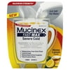 "Mucinex Fast-Max Hot Drink Mix Medicine, Severe Cold Relief, Honey Lemon Flavor, 4 Count"