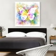 thumbnail image 2 of ARTCANVAS White Butterfly Wings Insect Canvas Art Print - Size: 36" x 36" (1.50" Deep), 2 of 9