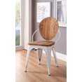 thumbnail image 2 of ACME Jakia III Side Chair in Natural & White, 2 of 2