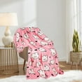 thumbnail image 2 of Pig Blanket 50X60 inch,Flannel Cute Pink Pig Blanket Throw,Pig Blankets is The Best Gift for Animal Lovers,Girls,Boys,Women,Adults,Family,Friends,Suitable for Sofa,Hair,Travel,Camping, 2 of 7