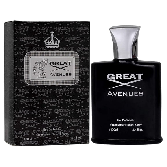 NovoGlow Great Avenues for Men - 100ml Eau De Parfum Spray for Men - Long Lasting Woody Fruity & Smoky Fragrance Smell Fresh All Day Long (B)