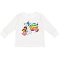 thumbnail image 3 of Inktastic Embrace Your Magical Side Girl Hugging A Unicorn Boys or Girls Long Sleeve Toddler T-Shirt, 3 of 5
