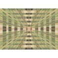 thumbnail image 1 of Ahgly Company Machine Washable Indoor Rectangle Transitional Brown Area Rugs, 8' x 10', 1 of 7