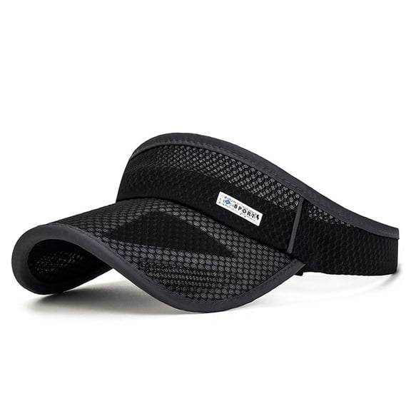 Breathable Mesh Sun Visor for Men Women - Quick Dry Sports Empty Top Hat for Running Golf Tennis
