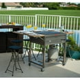 My Hibachi BBQ Outdoor 3in1 Sit Around Grill w/ Flat Top Griddle