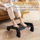 thumbnail image 4 of Adjustable Height Foot Rest for Use Under Desk, Ergonomic Foot Stool for Office Work, Under Desk Footrest Featuring Large Roller Massage Fun, 4 of 4