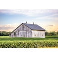 thumbnail image 2 of Quillen, Donnie 14x11 White Modern Wood Framed Museum Art Print Titled - Rural Ohio Barn, 2 of 4