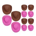 thumbnail image 4 of 60 mini sombreros de plástico, sombreros de vaquero en miniatura, sombreros para muñecas, vestidos de muñecas, accesorios para hacer uno mismo., 4 of 6