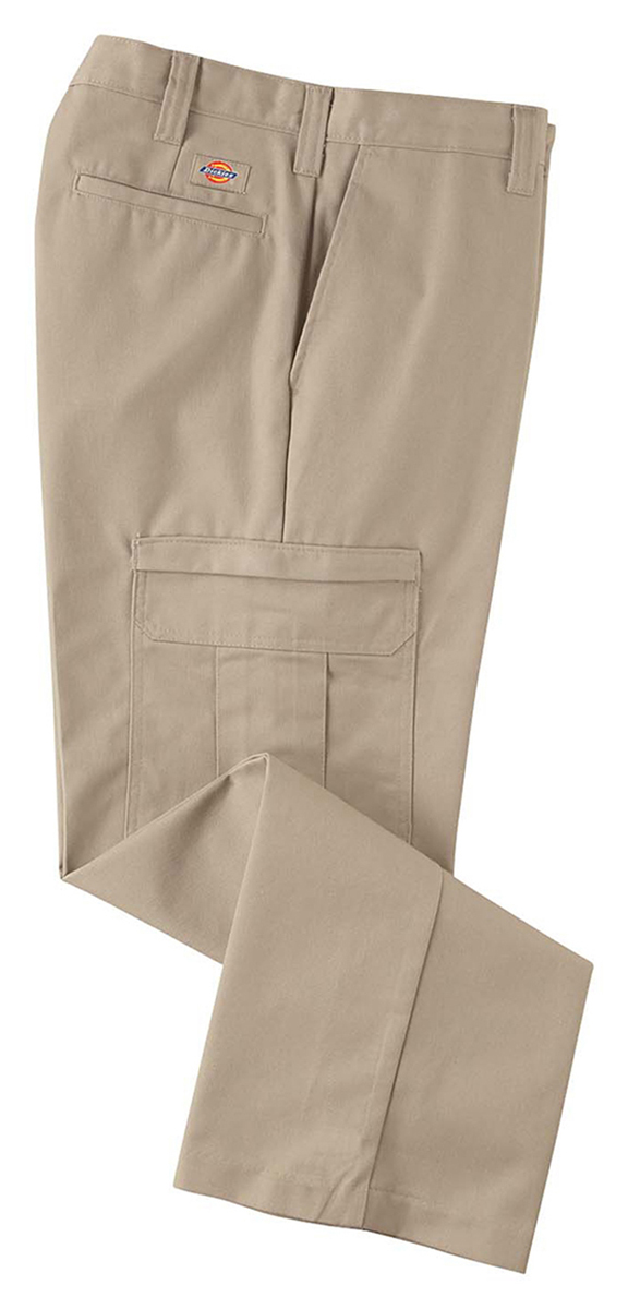 dickies men's industrial relaxed-fit cargo pant, desert sand - 2112372ds44 - image 1 of 1