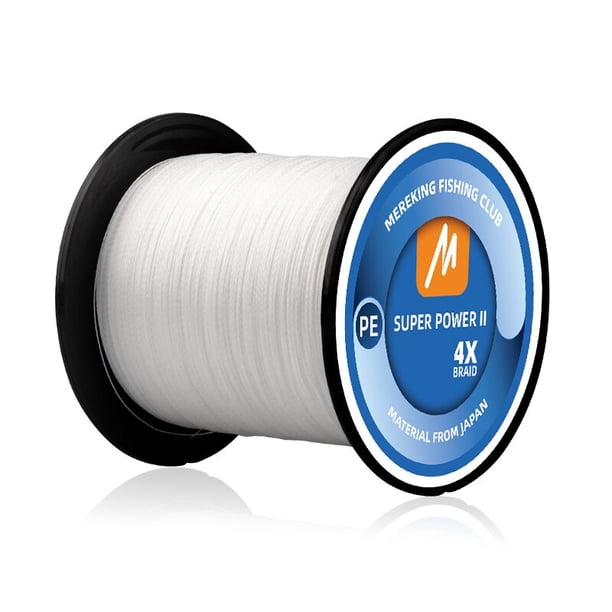 MEREKING SUPER POWER II multicolor 100M 300M 500M 4 hebras trenzadas PE línea de pesca multifilamento suave línea de pesca 15-80LB Tan Jianjun unisex