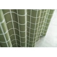 thumbnail image 5 of Textured Fabric Shower Curtains 72 Inches by 72 Inches, Sage Checkered Printed Bathroom Curtains Machine Washable, 5 of 5