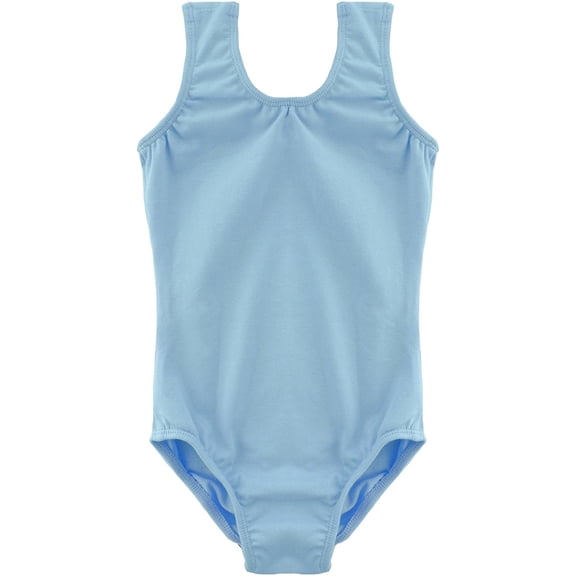 Dancina Tank Leotard for Girls - Soft Cotton Leotard for Toddlers & Kids - Practice Leo for Ballet, Dance & Gymnastics