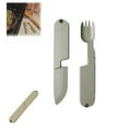 thumbnail image 3 of Compact Outdoor Set Camping Utensils Set Outdoor Adventures 2-in-1 Utensils Built For Durability Detachable Design Camping cutlery 1set, 3 of 9