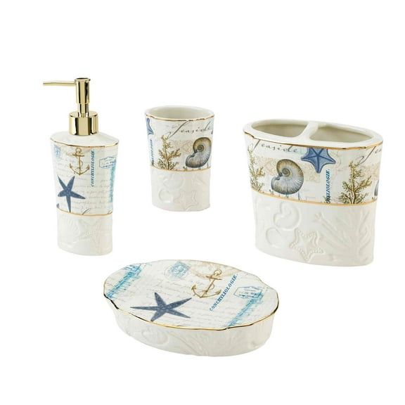 Avanti Linens Antigua 4-Piece Bath Accessory Set