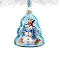 thumbnail image 3 of Cheerful Snowman Mercury Glass Ornaments by G. Debrekht - Christmas Santa Snowman Decor - 776022, 3 of 6