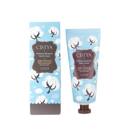 Cistya Cotton Perfume Moisture Hand Cream 1.76oz (Best For Dry Hands)