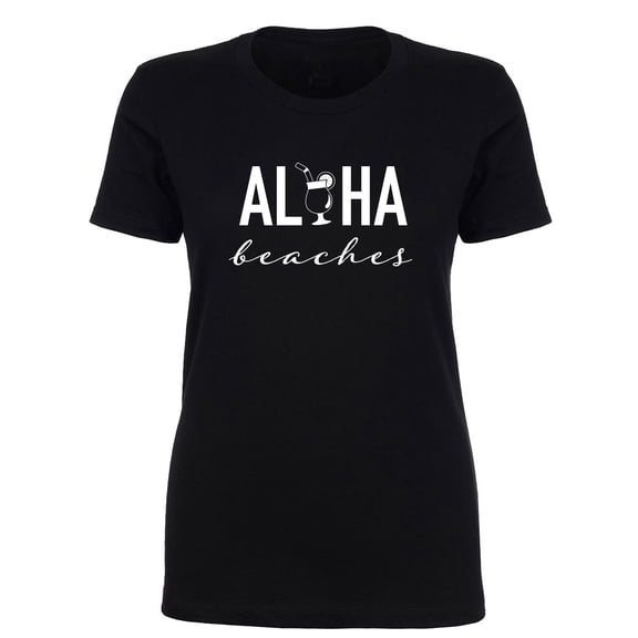 Aloha Beaches (cocktail) Womens crewneck tee