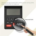 thumbnail image 4 of Runleader Digital Kitchen Timer 4 Groups of Timer Clock HM205 LCD Screen Replaceable Battery Black, 4 of 7