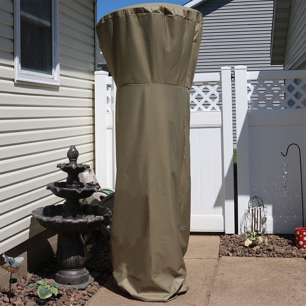 Sunnydaze Outdoor Patio Heater Cover, Heavy Duty Stand Up Propane Cover