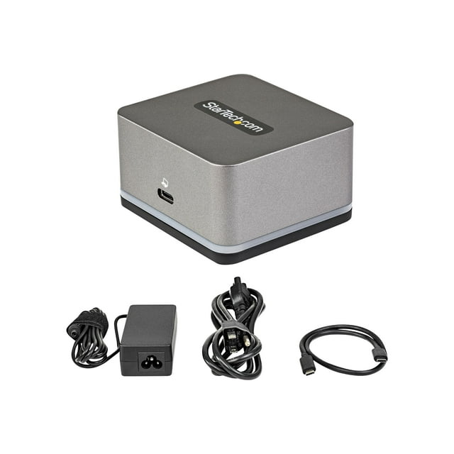 StarTech.com USB C Mini Dock for iPad Pro, Android Tablets & Smartphones, USB-C Tablet/Phone Docking Station w/ 4K 30Hz HDMI, 27W Power Delivery Charging, 3-Port USB Hub, Gigabit Ethernet - iPad/Tablet USB-C Dock (DK30CHPH) - Docking station - USB-C - HDMI - 1GbE
