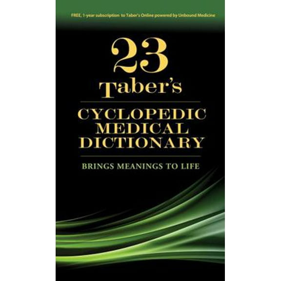 Pre-Owned Taber's Cyclopedic Medical Dictionary (Paperback) 0803659040 9780803659049