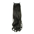 thumbnail image 2 of Ruiboury Natural Drawstring Ponytail Clip In Hair Extension Clip on Hair Piece, 2 of 4