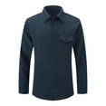thumbnail image 4 of YDLCAFD Spring and Fall Men's Long Sleeved Plaid Shirt Sports Shirt with Button Pocket, 4 of 4