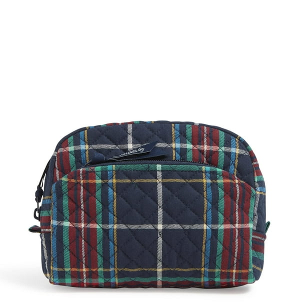Bolsa organizadora de maquillaje cosmético Vera Bradley Tartan Plaid