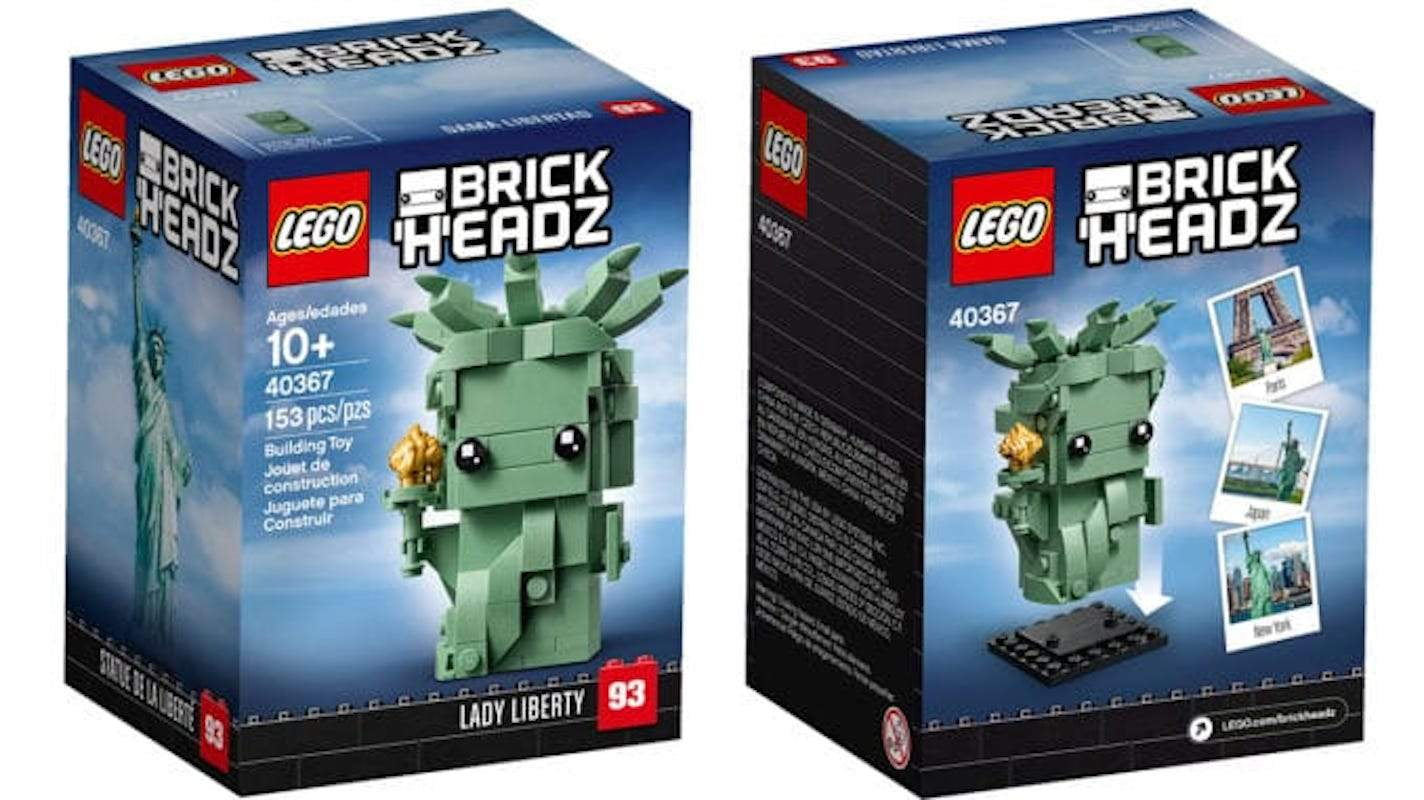 lego brickheadz statue of liberty