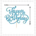 thumbnail image 2 of Topper para pastel Crseniny azul con brillo Feliz Cumpleaños, 2 of 4