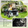 thumbnail image 3 of Xuanlur 12V Kids Ride On Dump Truck with Remote Control, Electric Dump Bed and Extra Shovel, Ride on Toys with Bluetooth, Music, Soft Start, Speed Adjustment, Light, Ideal Gift for Kids,Dark Blue, 3 of 7