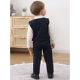 thumbnail image 6 of CARETOO Toddler Boy Clothes Set Infant Formal Shirt Waistcoat Suspender Pants Necktie Bowtie 12M-5T, 6 of 21