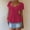 Hot Pink, variant on IUYRTFE Women's Short Sleeve Sweetheart Neck Drawstring Ruched Peplum Top Summer Casual A Line Blouse