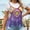 Purple, variant on Women's Crochet Beach Boho Bohemian Tassel Strap V Neck Camis Crop Top Vest Handmade Flower Top