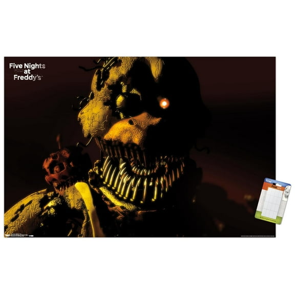 Five Nights at Freddy's - Nightmare Chica Wall Poster, 14.725" x 22.375"