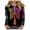 Z634 Orange, variant on Angala Spooky Season Tee Women Skeleton Graphic Long Sleeve Crew Neck Top, Halloween Everyday Wear T-Shirt Women