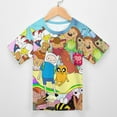 thumbnail image 6 of Adventure Time T-Shirts for Boys Girls, Kids 3D Print Short Sleeve, Unisex Crew Neck Tee Shirts for Youth, 6 of 9