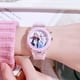 thumbnail image 3 of Disney-Reloj de pulsera de cuero con luz Led brillante para niños, cronógrafo de cuarzo con diseño de princesa de Frozen, regalo de Navidad, 3 of 4