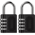 thumbnail image 1 of 2 Piezas Candados De Combinación  Negro, 1 of 3