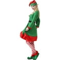 thumbnail image 4 of Christmas Lady Plush Party Role-Playing Performance Dress for Holiday Events and Cosplay, Soft Women's Costume Dress with Long Sleeve and Festive Design,Green,L, 4 of 8