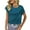 Blue, variant on TSADFHJI off The Shoulder Tops for Women T Shirt Womens Short Sleeve Fit Crop Top Going out Tight Shirts Summer Basic Tees Xxl White