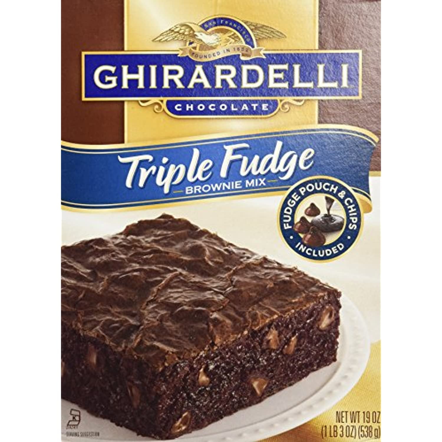 Ghirardelli Triple Fudge Brownie Mix