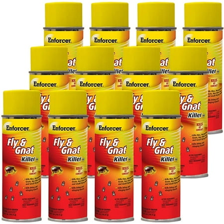 

Enforcer Flying Insect Killer Mini Can 7 Oz (Case of 12) A07250 Kills Flies Mosquitoes gnats and Other Insects