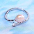 thumbnail image 3 of Water Pearl Ring Plated 7 8MM Freshwater Pearl OblateWater Pearl Ring Plated 7 8MM Freshwater Pearl Oblate 7 8, 3 of 3