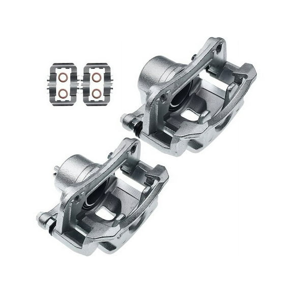 Brake Caliper Set 2 - Compatible with 2014 - 2018 Kia Forte 2015 2016 2017