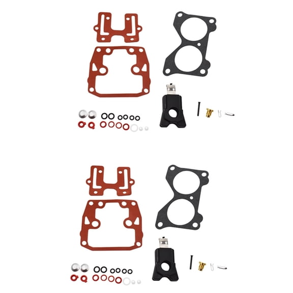 LABLT 2 X Carburetor Rebuild Kit for Johnson Evinrude V4 85 90 100 115 125 140 HP