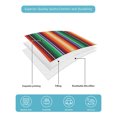 thumbnail image 5 of Colorful Striped Twin Size Down Alternative Comforter, Lightweight Comforter Quilt Bedding Set with Pillow Shams Boho Abstract Vertical Stripe Lines All Seasons Bed Comforter Duvet Insert 68"x86", 5 of 7