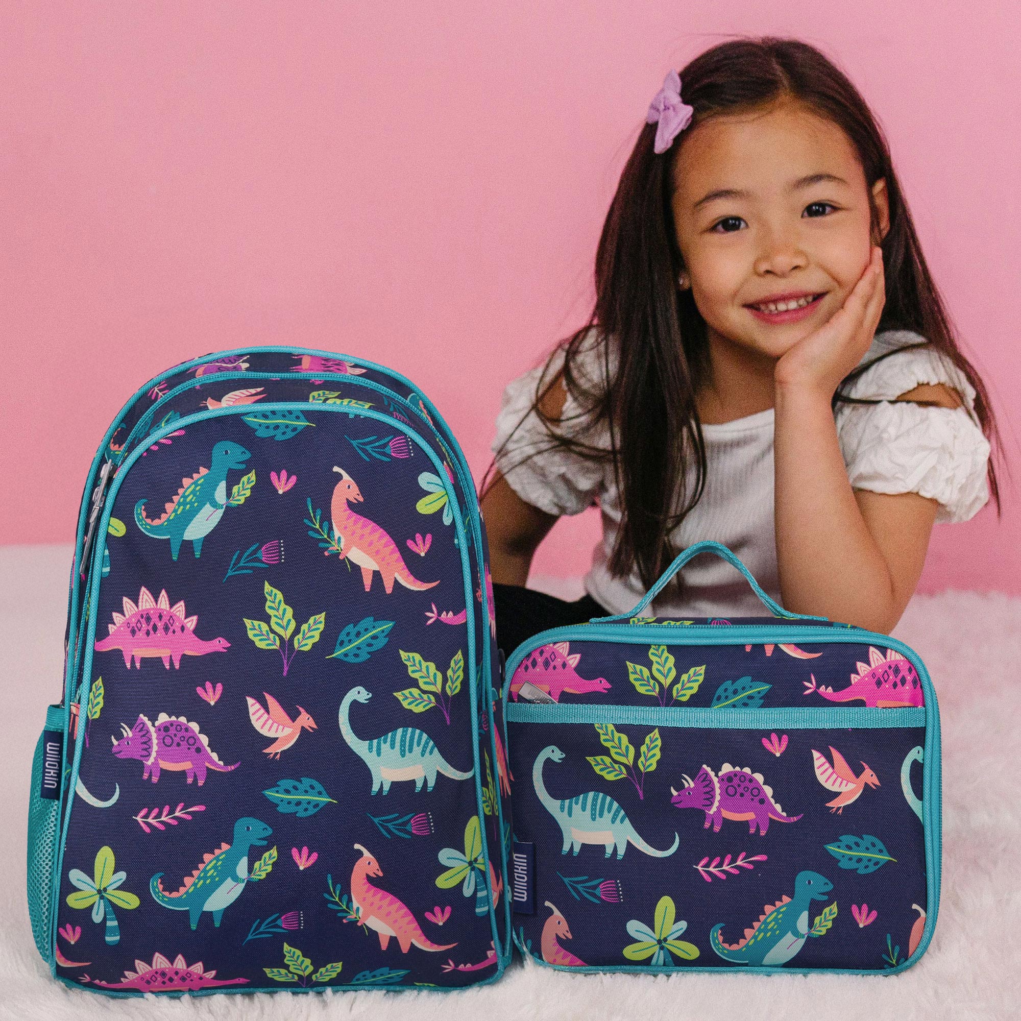 Mochila escolar y de viaje Wildkin para niños y niñas de 15 pulgadas (Dino Pals) 4