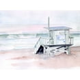 thumbnail image 2 of Parker, Jennifer Paxton 32x25 Gold Ornate Wood Framed with Double Matting Museum Art Print Titled - Dawn Beach Break I, 2 of 4